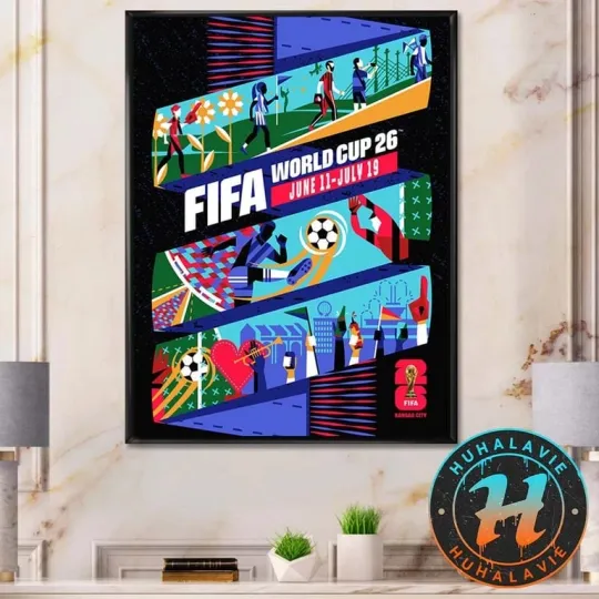 Discover FIFA World Cup 2026 Kansas City Poster Art