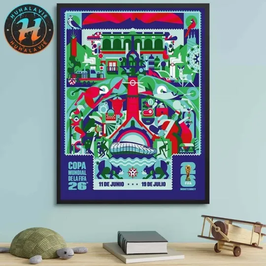 Discover FIFA World Cup 2026 Monterrey Host City Poster Art