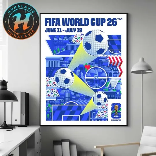 Discover FIFA World Cup 2026 Philadelphia Host City Poster Art