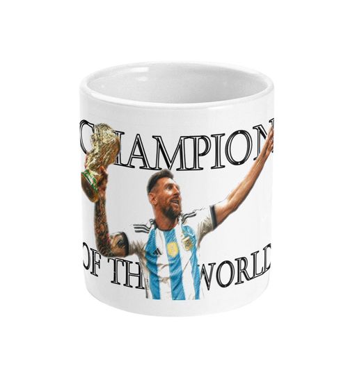 Lionel Messi World Champion Ceramic Mug