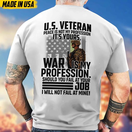 Veteran Lover Shirt Military T-shirt Patriotic Tshirt Soldier Shirt Patriotic