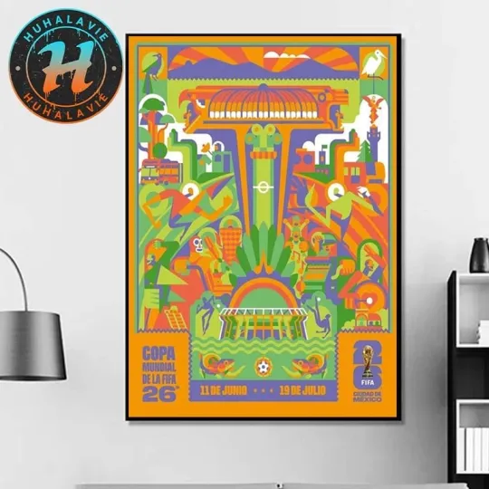Discover FIFA World Cup 2026 Mexico City Host City Poster