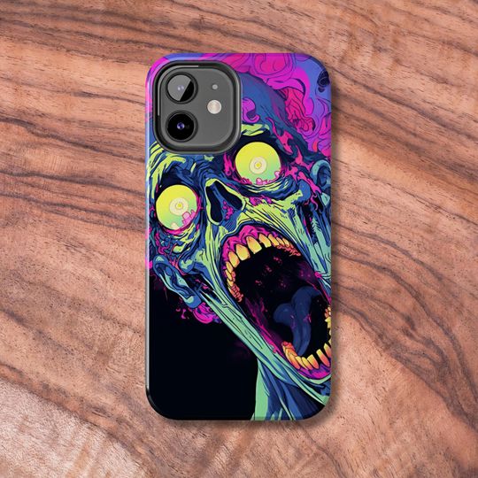 Discover Vibrant Zombie Phone Case for iPhone