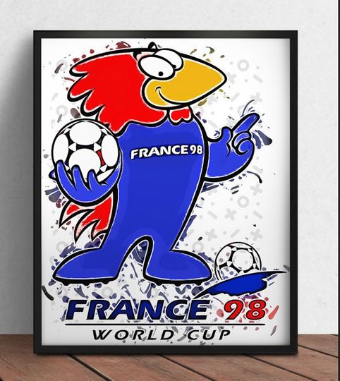 Discover World Cup Nostalgia - Digital Art Celebrating France '98