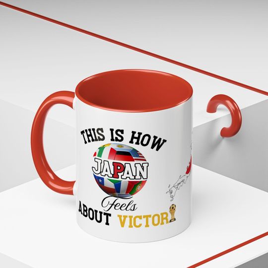 Discover Japan's Victory Coffee Mug, 2026 World Cup, Japanese Teacup, Japan Cup, Gift for Coffee Lover, Football Mug, Soccer Coffee Mug.