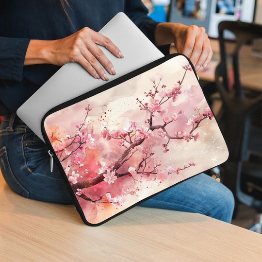 Sakura Cherry Blossom Laptop Sleeve for MacBook Pro/Air