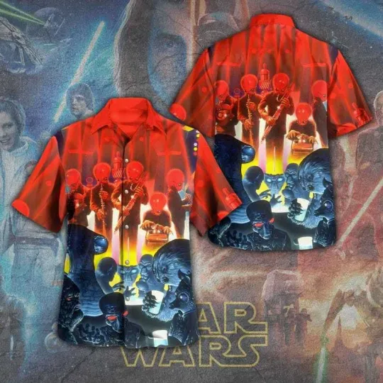 Discover Star Wars Figrin Funk A New Hope Fathers Day Gift For Dad Grandpa Hawaiian Shirt