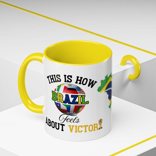 Discover Brazil's Victory Cup 2026 World Cup, Souvenir Mug, Soccer Fan Gift, Sports Enthusiast, Football Championship, Gift for soccer lovers