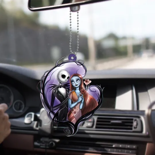 Jack Skellington Car Ornament, Halloween Jack Skellington Ornament Gift Decor