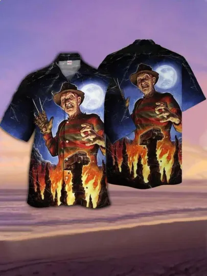 Halloween Freddy Krueger Nightmare On Elm Street Gift For Fan Hawaiian Shirt