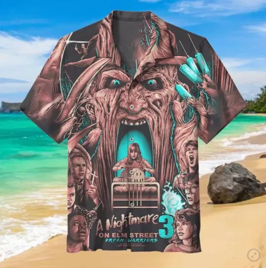 Discover A Nightmare On Elm Street 3 Dream Warriors Hawaiian Shirt