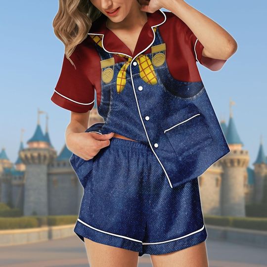 Pete Villains Toy Story Short Pajamas, Disney Inspired Sleepwear Set, Cartoon Character Loungewear, Cute Gift for Disney Fans