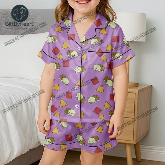 Zoey Pajama Kids set, Kpop Demon Hunter Kids Pajama Set | Cute Anime Pajamas