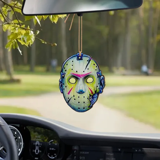 Discover Horror Jason Voorhees Car Ornament, Halloween Jason Voorhees Ornament Gift Decor