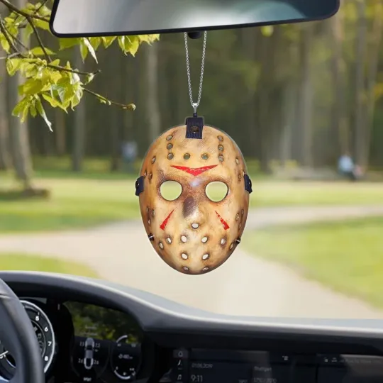 Discover Horror Jason Voorhees Car Ornament, Halloween Jason Voorhees Ornament Gift Decor
