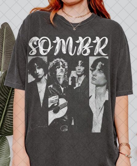 Discover Sombr World Tour Music T-Shirt, Sombr T-Shirt, Gift For Women & Men Unisex T-Shirt