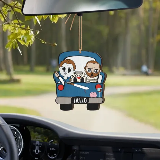 Discover Horror Movies Killers Car Ornament, Halloween Movies Friends Ornament Gift Decor