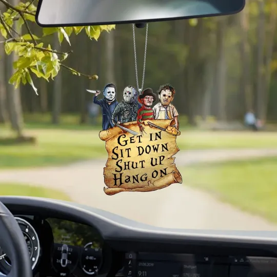 Discover Horror Movies Killers Car Ornament, Halloween Movies Friends Ornament Gift Decor