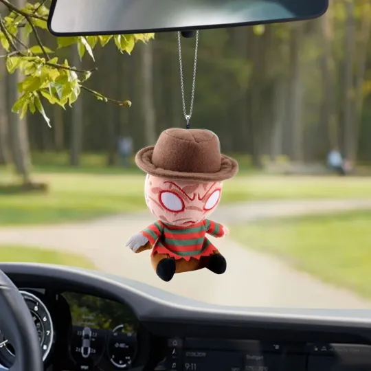 Horror Freddy Krueger Car Ornament, Halloween Freddy Krueger Ornament Gift Decor