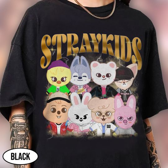 Stray Kids Skzoo Bootleg Shirts, Vintage Stray Kids Chibi Animal Shirts, Stray Kids Fan Shirts, Retro SKZ Concert Shirts, SKZ Merch Shirts
