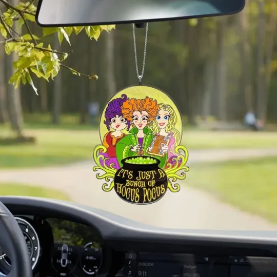 Discover Hocus Pocus Witch Car Ornament, Halloween Sanderson Sisters Ornament Gift Decor
