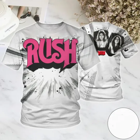 Discover Rush Debut Album Cover Unisex 3D T-Shirt Polyester Gift