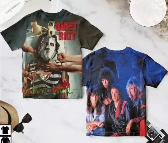 Discover Q Riot Condition Critical 3D T-Shirt Album Cover AOP