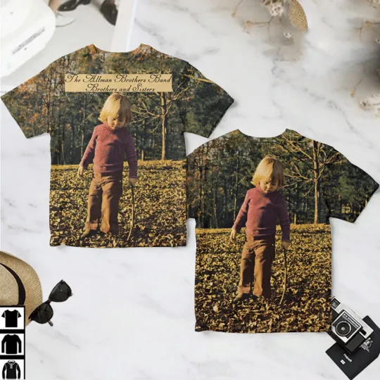Discover The Allman Brothers Band Brothers and Sisters Album Cover T Shirt