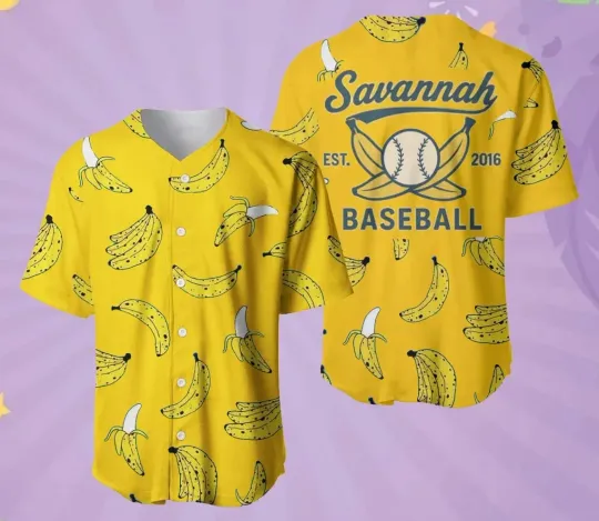 Discover Savannah Bananas Yellow Baseball Jersey
