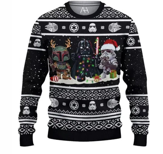 Discover New Star wars darth vader Black ugly sweater Christmas Gift Us Size Best Price