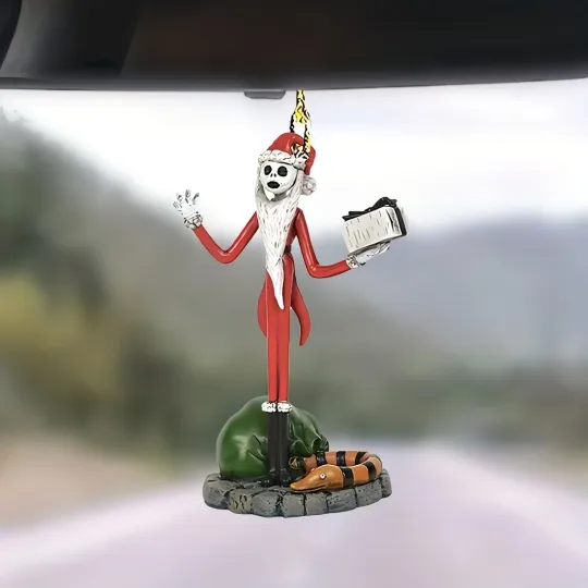 Jack Skellington Car Ornament, Halloween Jack Skellington Ornament Gift Decor