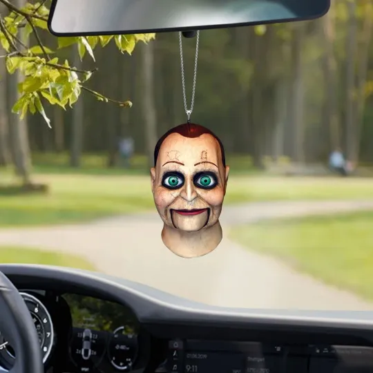 Billy the Puppet Halloween Car Ornament, Horror Billy the Puppet Ornament Gift