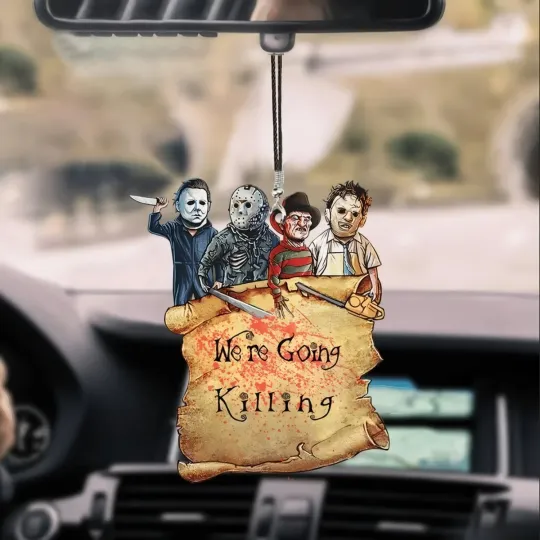 Discover Horror Movies Killers Car Ornament, Halloween Movies Friends Ornament Gift Decor