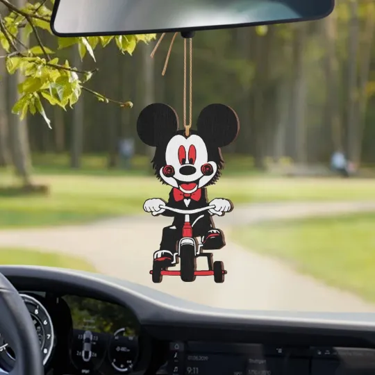 Halloween Billy the Puppet Car Ornament, Billy the Puppet Mickey Mouse Ornament