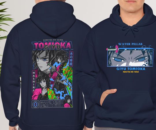 Discover demon Kimetsu no Yaiba anime Manga Giyu Tomioka hoodie Gift for her Gift for friends Funny gift  Webtoon Unisex hoodie