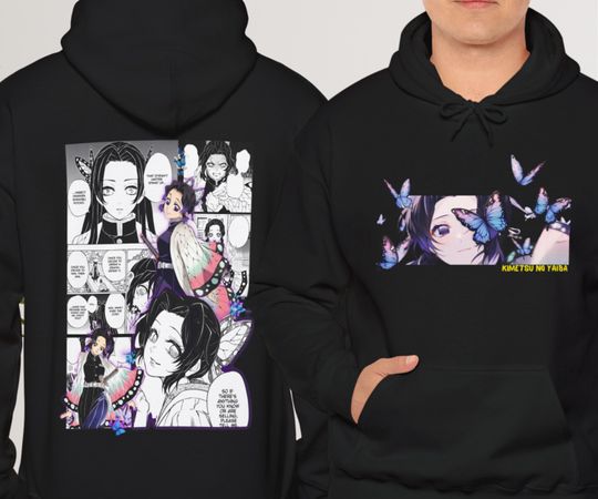 Shinobu Kocho demon Kimetsu no Yaiba anime Manga hoodie