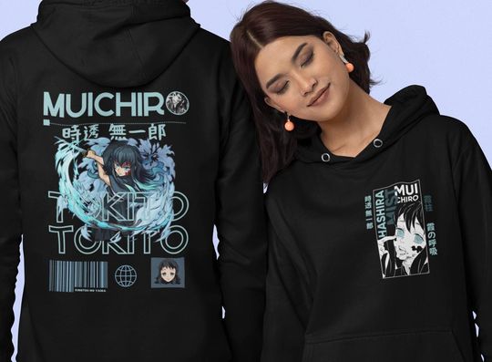 demon Kimetsu no Yaiba anime Manga Anime Muichiro Tokito hoodie