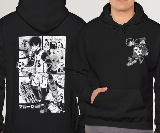 Blue lock Anime Manga hoodie Plus size anime hoodie