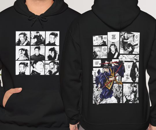 Discover Suguru Geto  Anime Manga Jujutsu Satoru JJK hoodie Gift for friends Gift for anime fan Funny gift Unisex hoodie