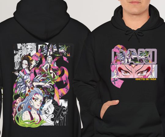 Discover demon Kimetsu no Yaiba anime Manga Daki hoodie Gift for her Gift for friends Funny gift Plus size hoodie Unisex hoodie