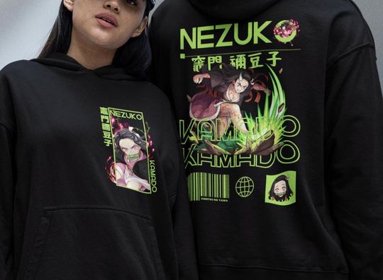 Discover neko Kamado demon Kimetsu no Yaiba anime Manga Anime hoodie Gift for her Gift for friends Funny gift Unisex hoodie