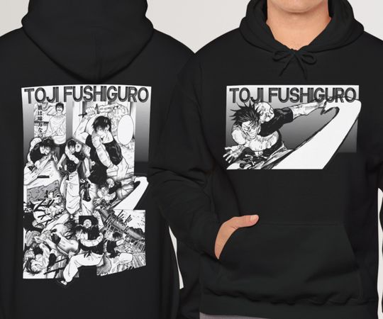 Discover Toji Fushiguro anime Manga Jujutsu Satoru hoodie Gift for friends Gift for anime lover Funny gift  Unisex hoodie