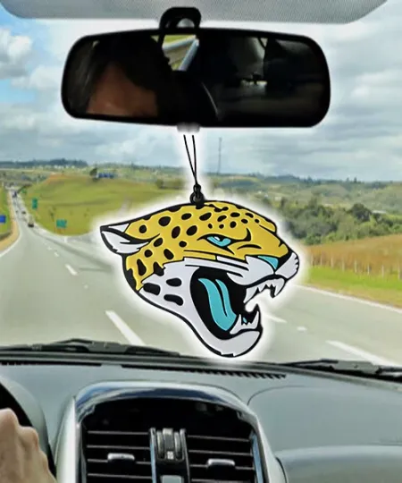 Jacksonville Jaguars Car Rearview Mirror Ornament, Jaguars Ornament