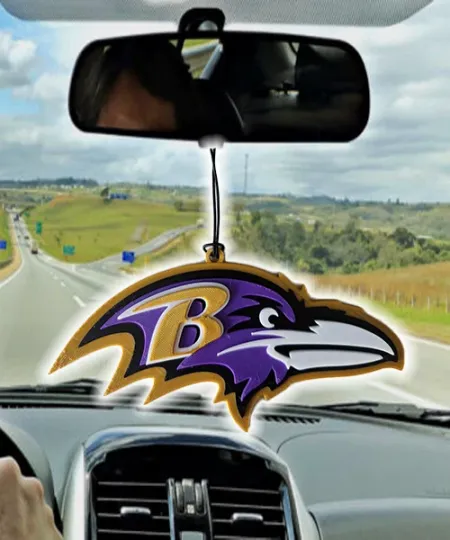 Discover Baltimore Ravens Car Rearview Mirror Ornament, Baltimore Ravens Tree Ornament