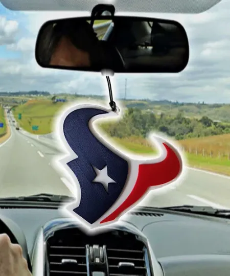Discover Houston Texans Car Rearview Mirror Ornament, Texans Tree Ornament