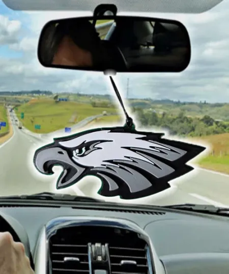Discover Philadelphia Eagles Car Rearview Mirror Ornament, Eagles Tree Ornament