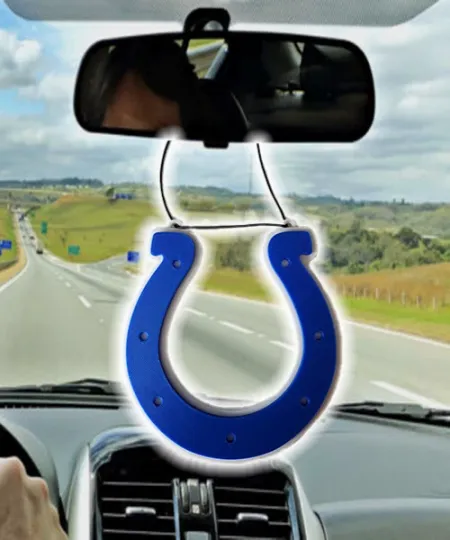 Discover Indianapolis Colts Car Rearview Mirror Ornament, Colts Tree Ornament