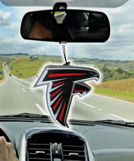 Atlanta Falcons Car Rearview Mirror Ornament, Atlanta Falcons Ornament