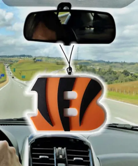 Discover Cincinnati Bengals Car Rearview Mirror Ornament, Bengals Tree Ornament