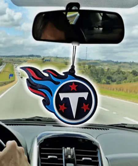 Tennessee Titans Car Rearview Mirror Ornament, Titans Ornament